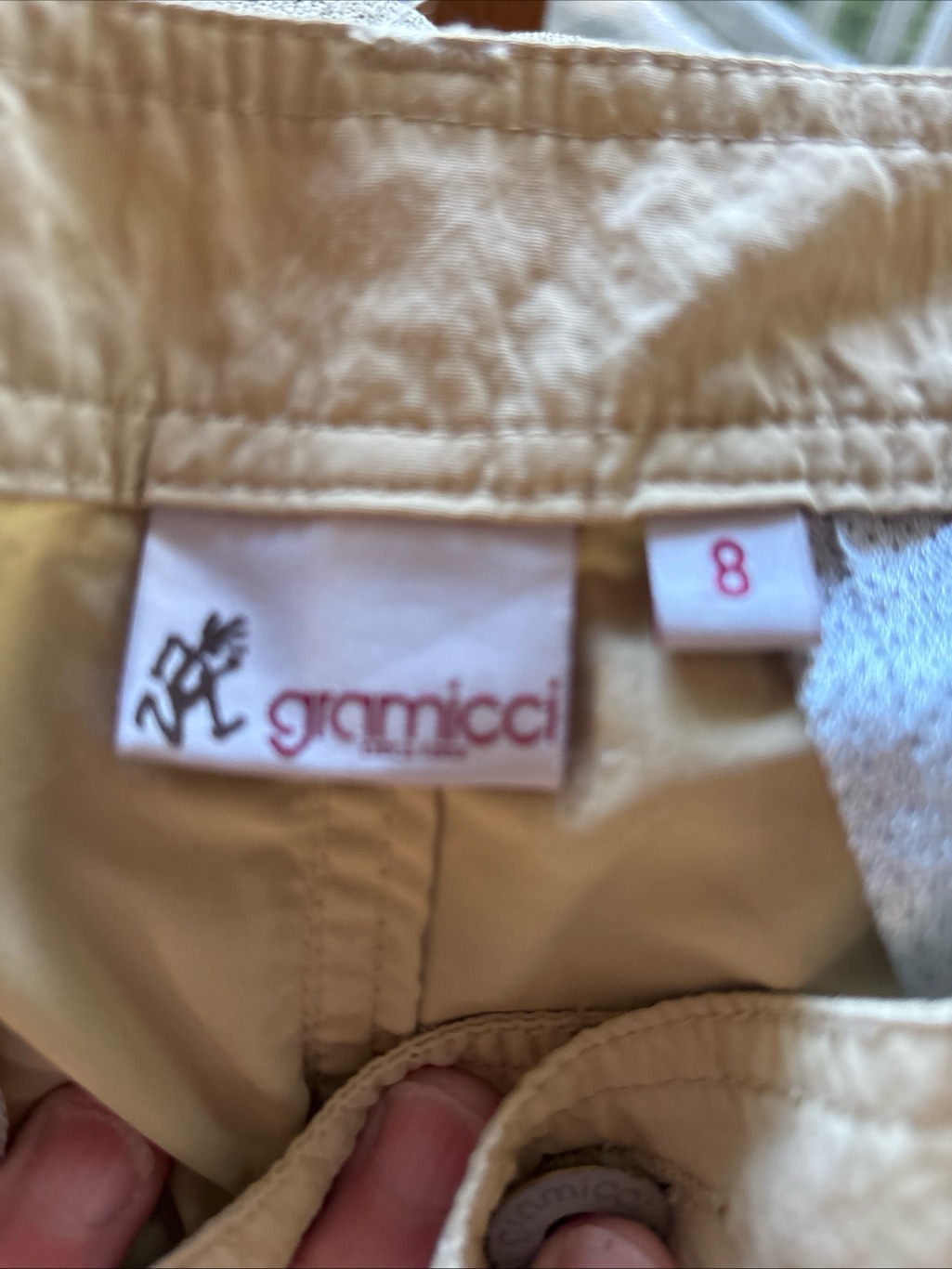 Woman’s Gramicci Nylon Cargo Jogger Hiking Outdoor Size 8 — image 7 of 8